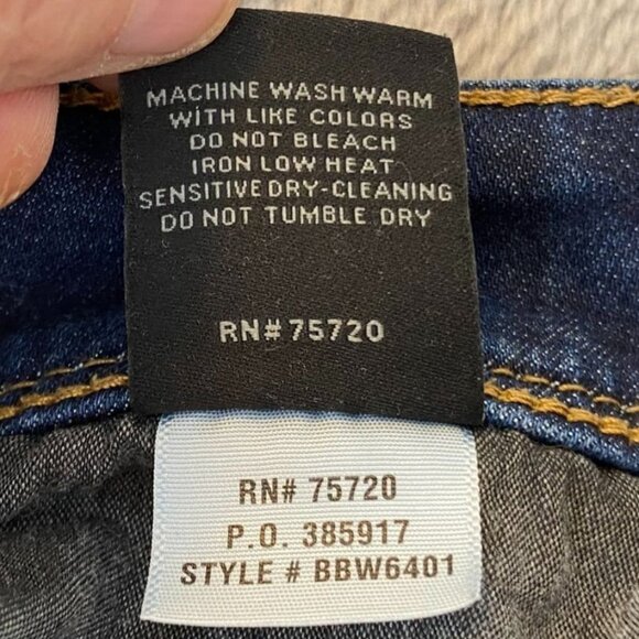 Buckle Black Mens Skinny Fit Jeans 28X32 Medium Wash Distressed Style - Picture 7 of 16